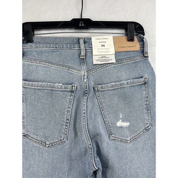 Citizens of Humanity Sabine High Rise Jeans Size 26 Confessions Distressed - Picture 13 of 16